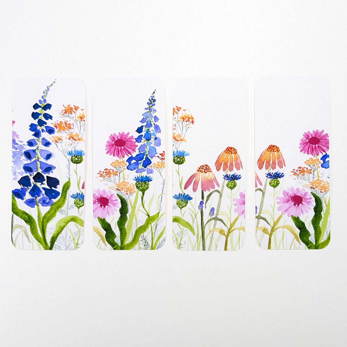Wildflowers Bookmarks, Single or Set of 4