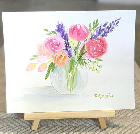 Original Watercolor 8"X10"