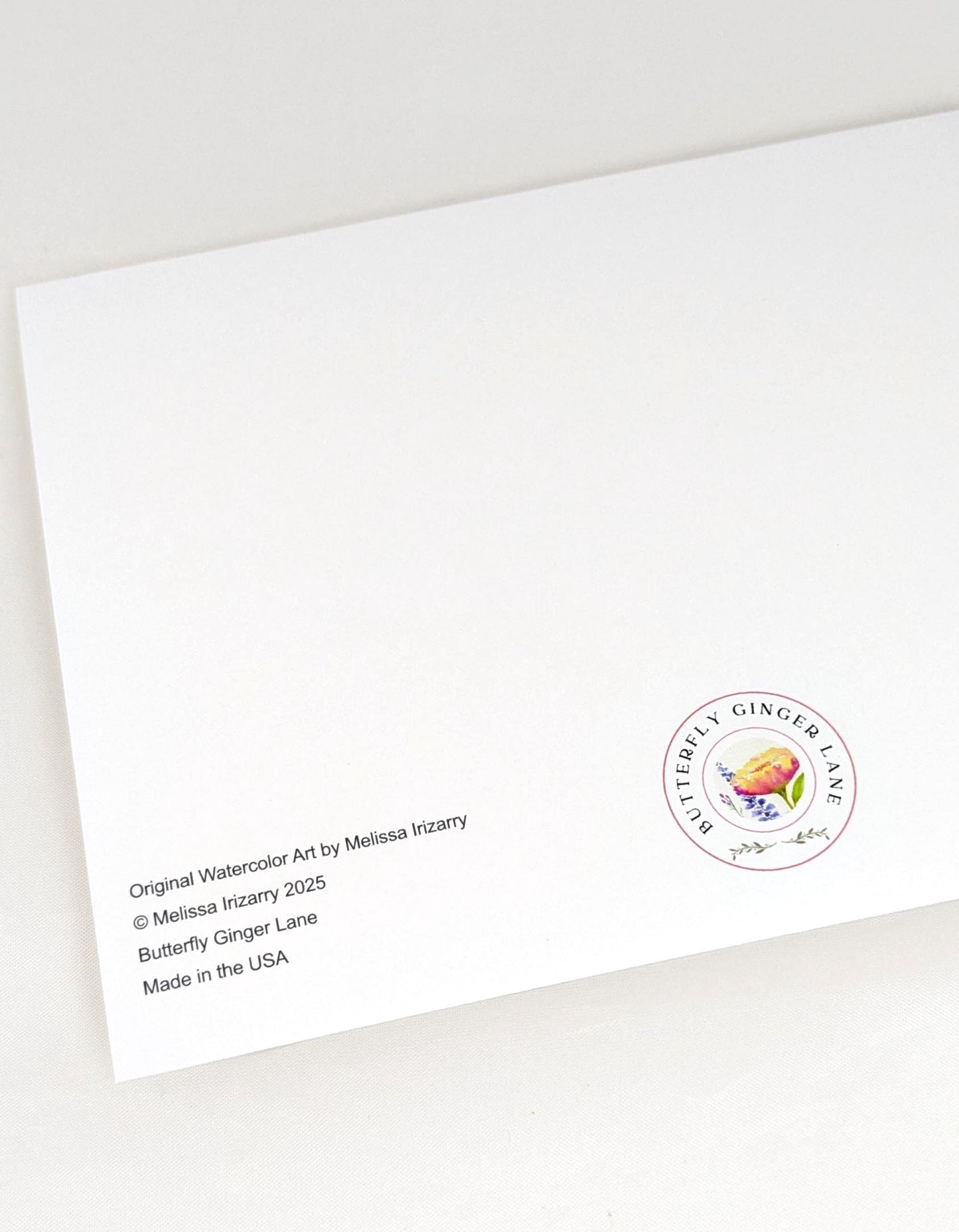 California Poppies Greeting Card, 5x7 with envelope