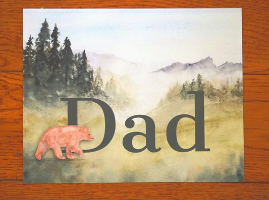 "Papa Bear" Print
