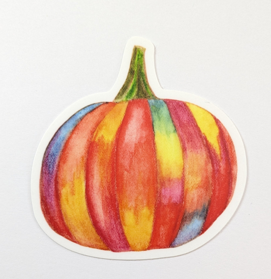 Pumpkin sticker