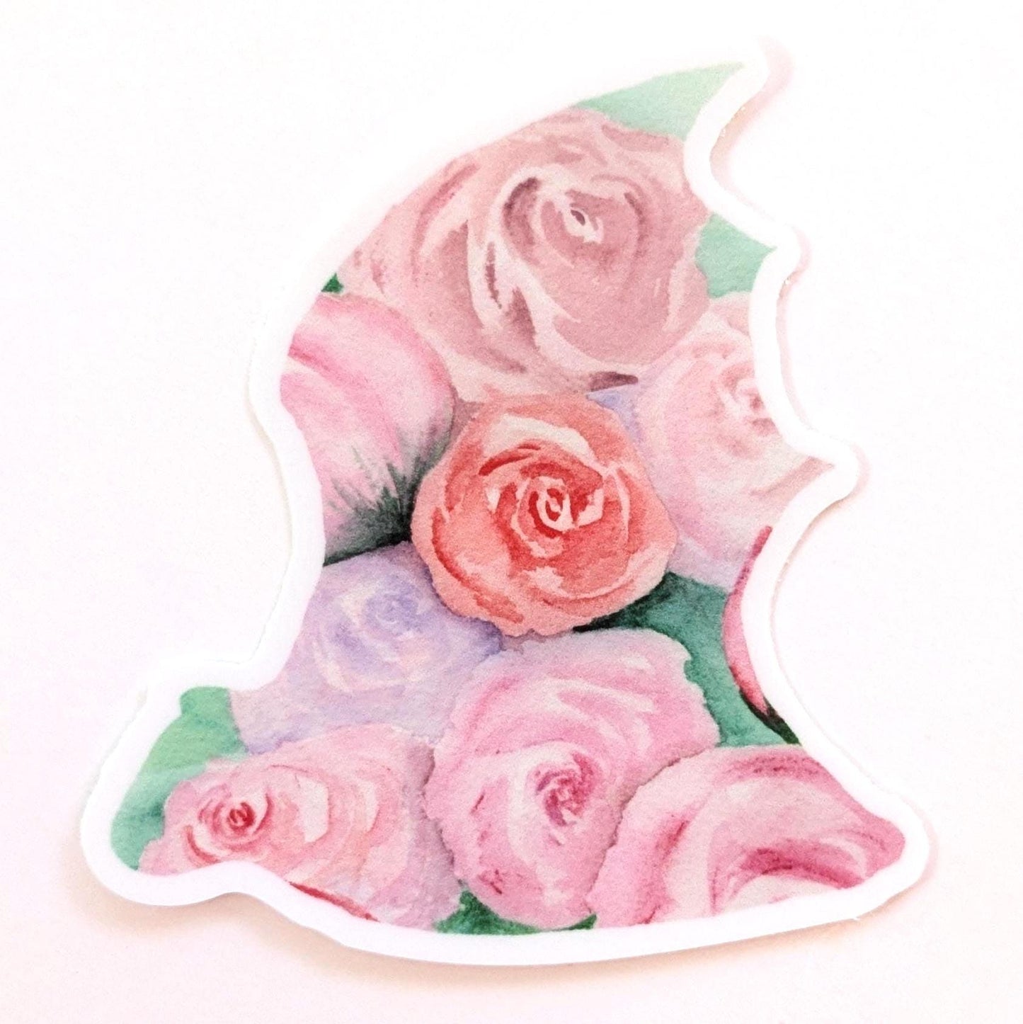 Rose Bat Sticker