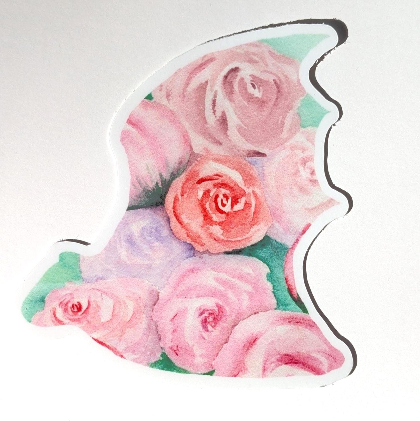 Rose Bat Sticker