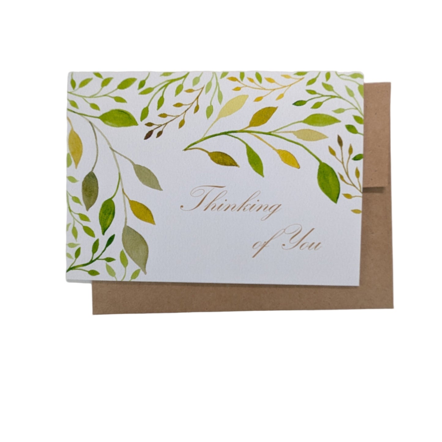 Arching Foliage Greeting Card, 5x7 with envelope