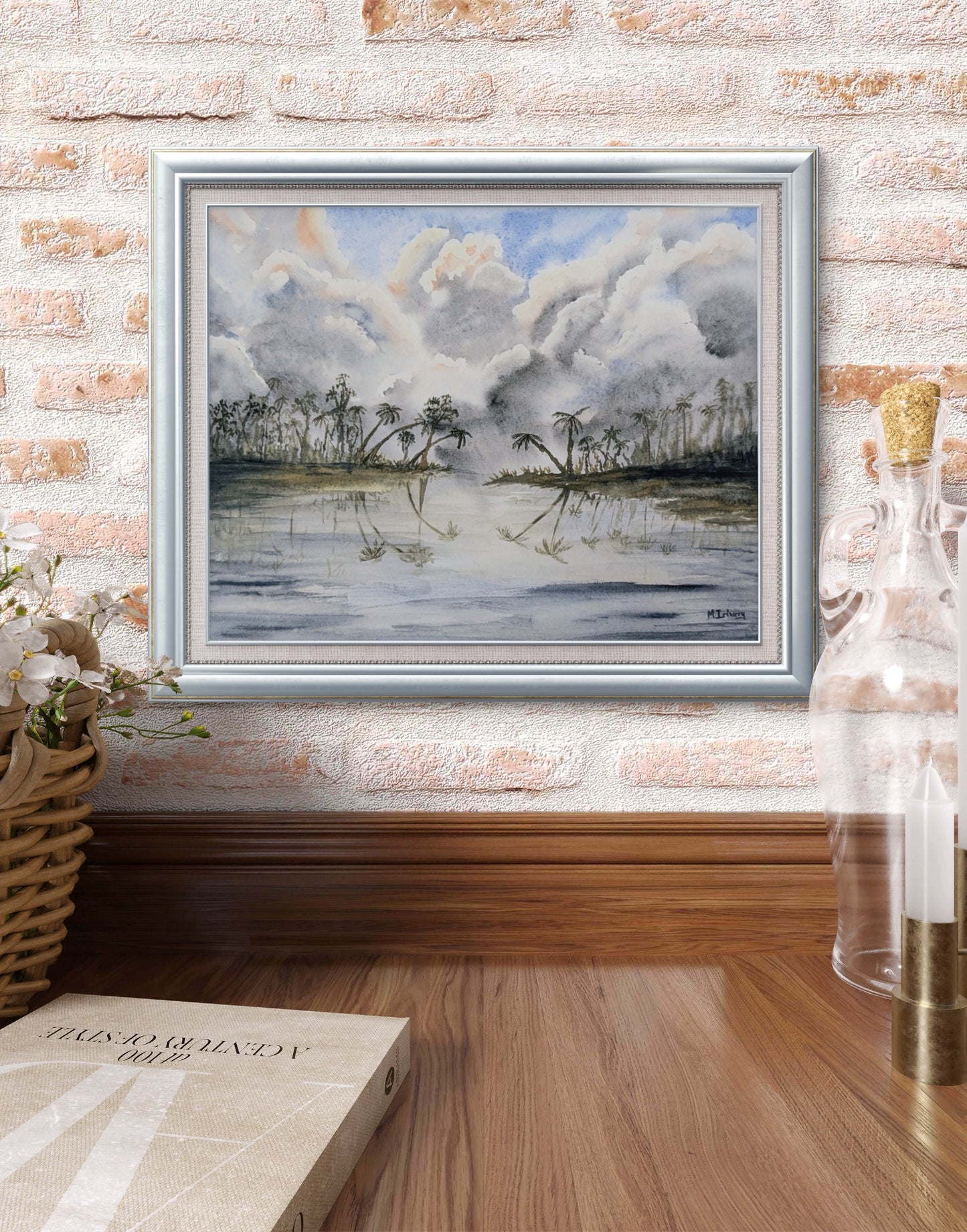 "Palm Reflections" Print