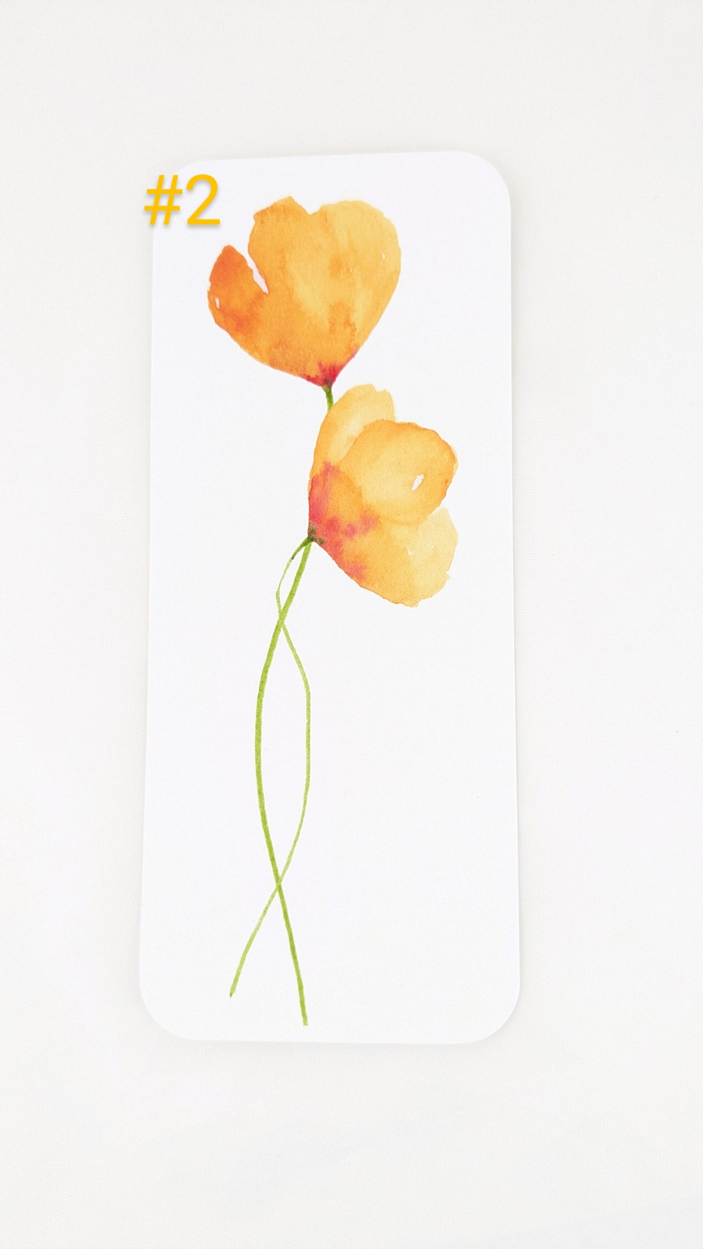 California Poppies Bookmarks, Single or Set of 4