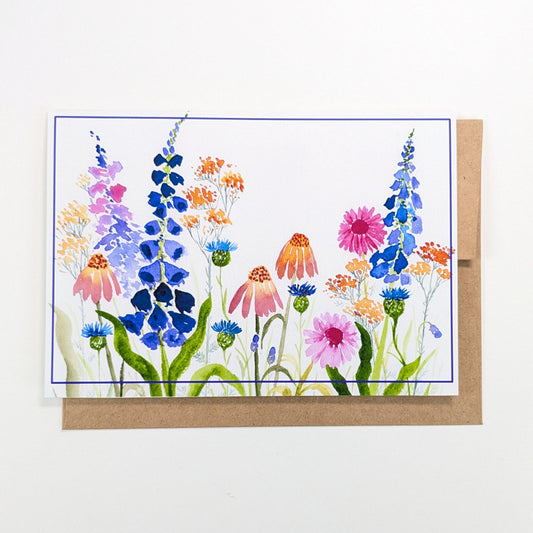 Wildflowers Greeting Card, 5x7 with envelope