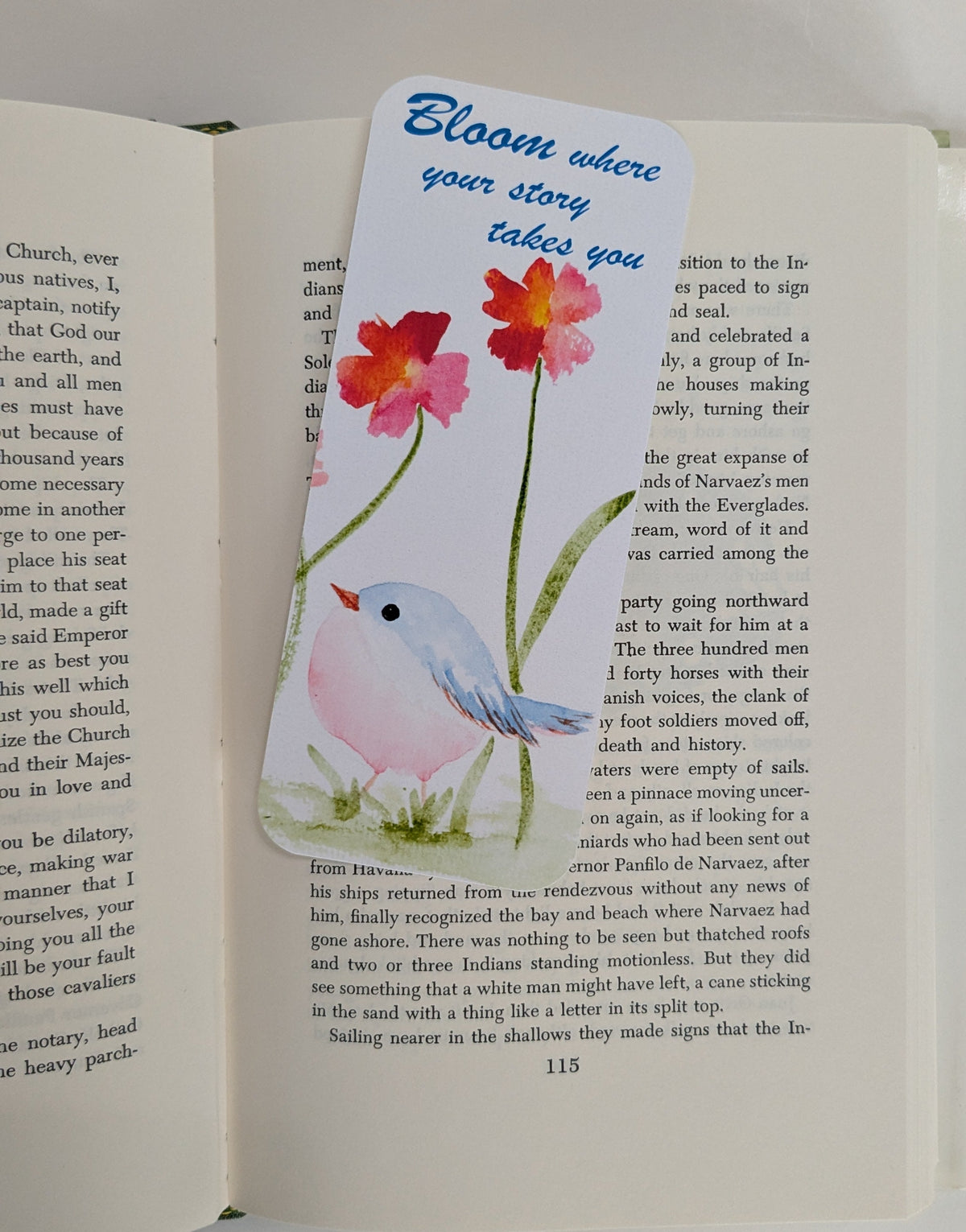 Bluebird Bookmark