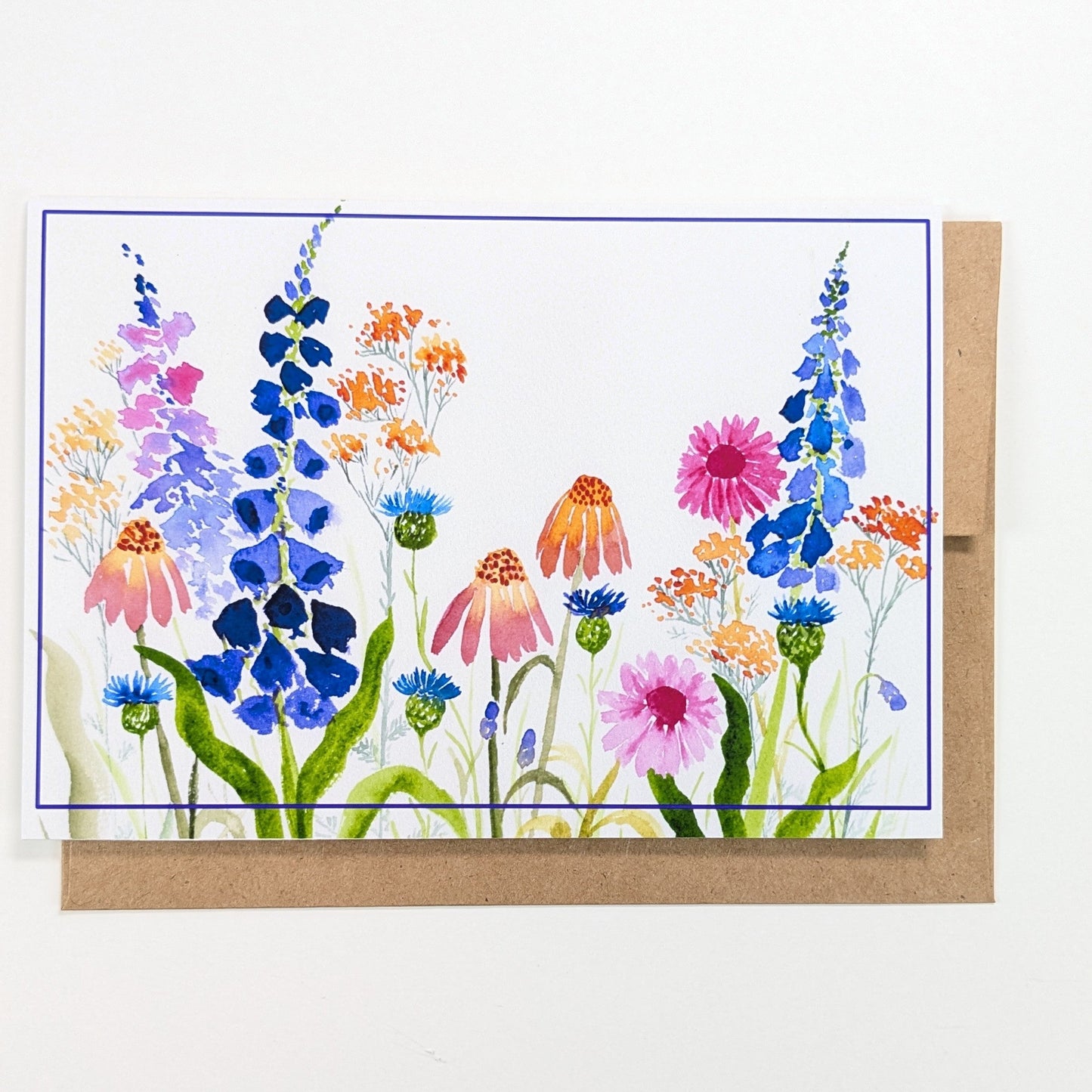 Wildflowers Greeting Card, 5x7 with envelope