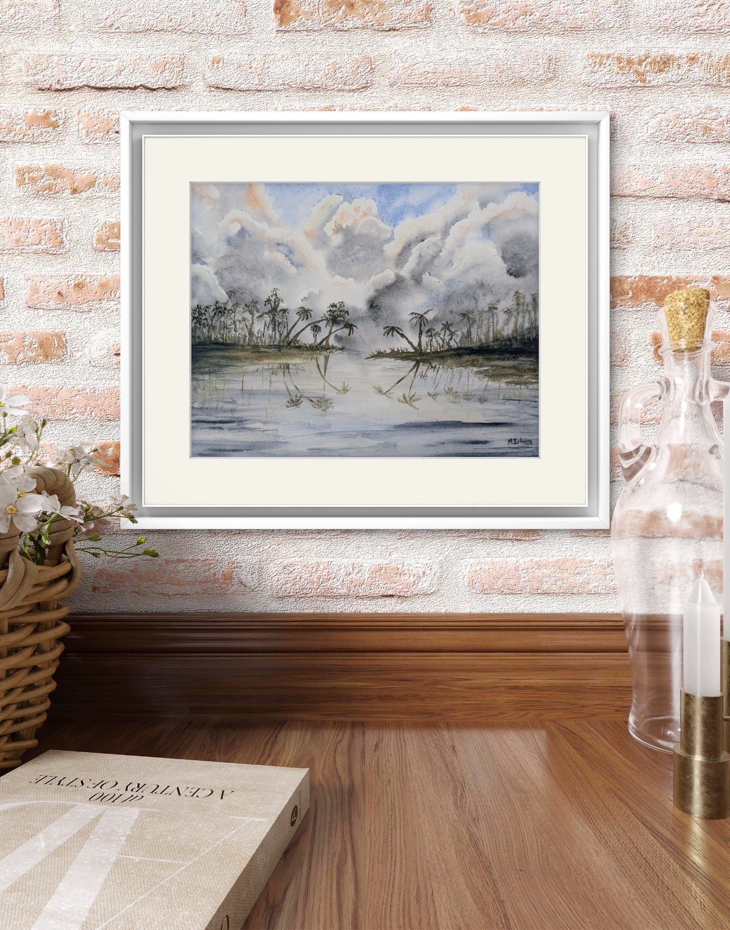 "Palm Reflections" Print