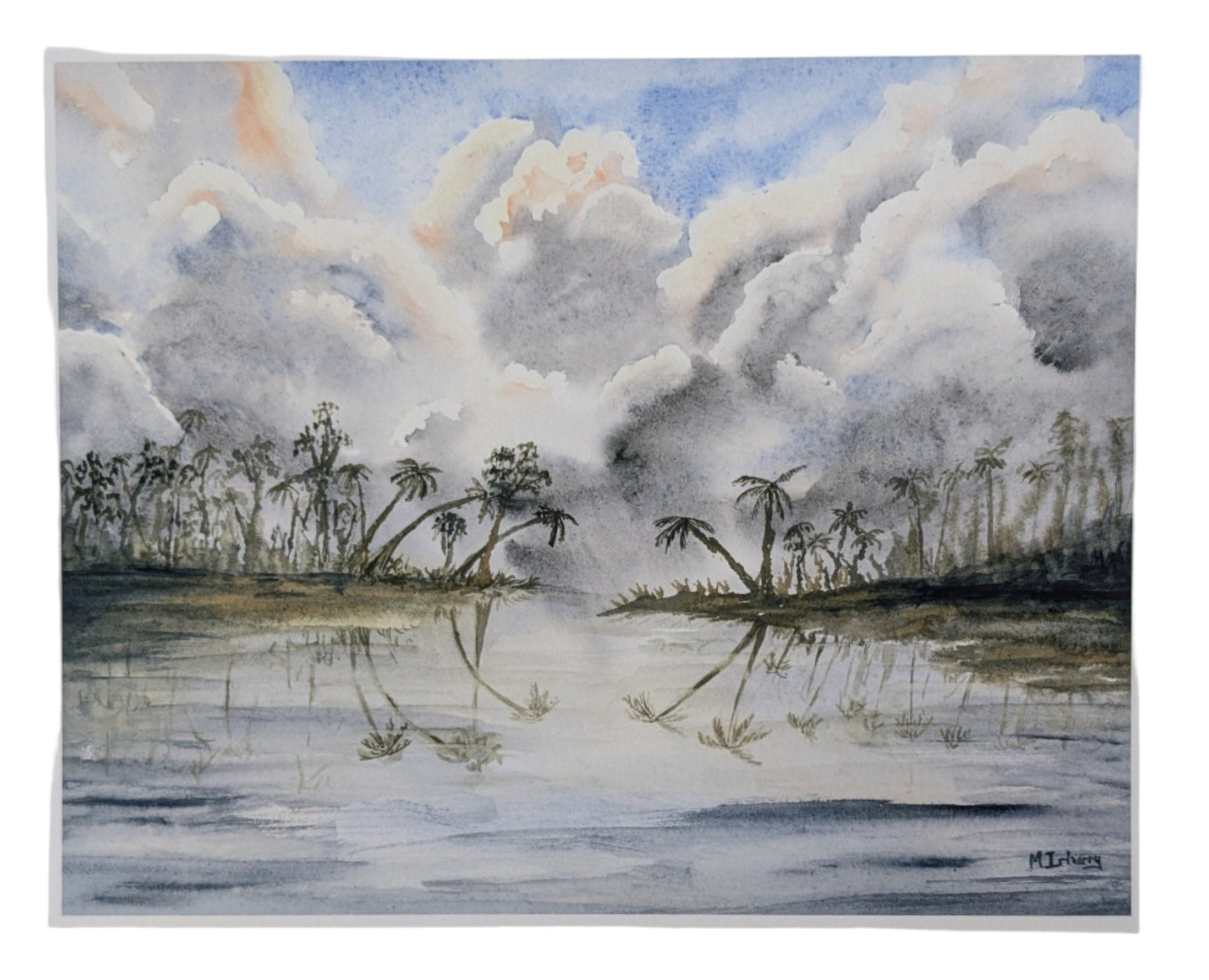 "Palm Reflections" Print