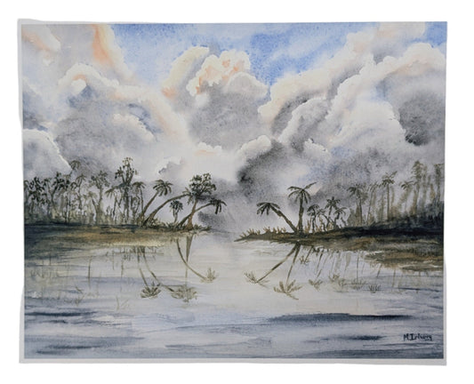 "Palm Reflections" Print