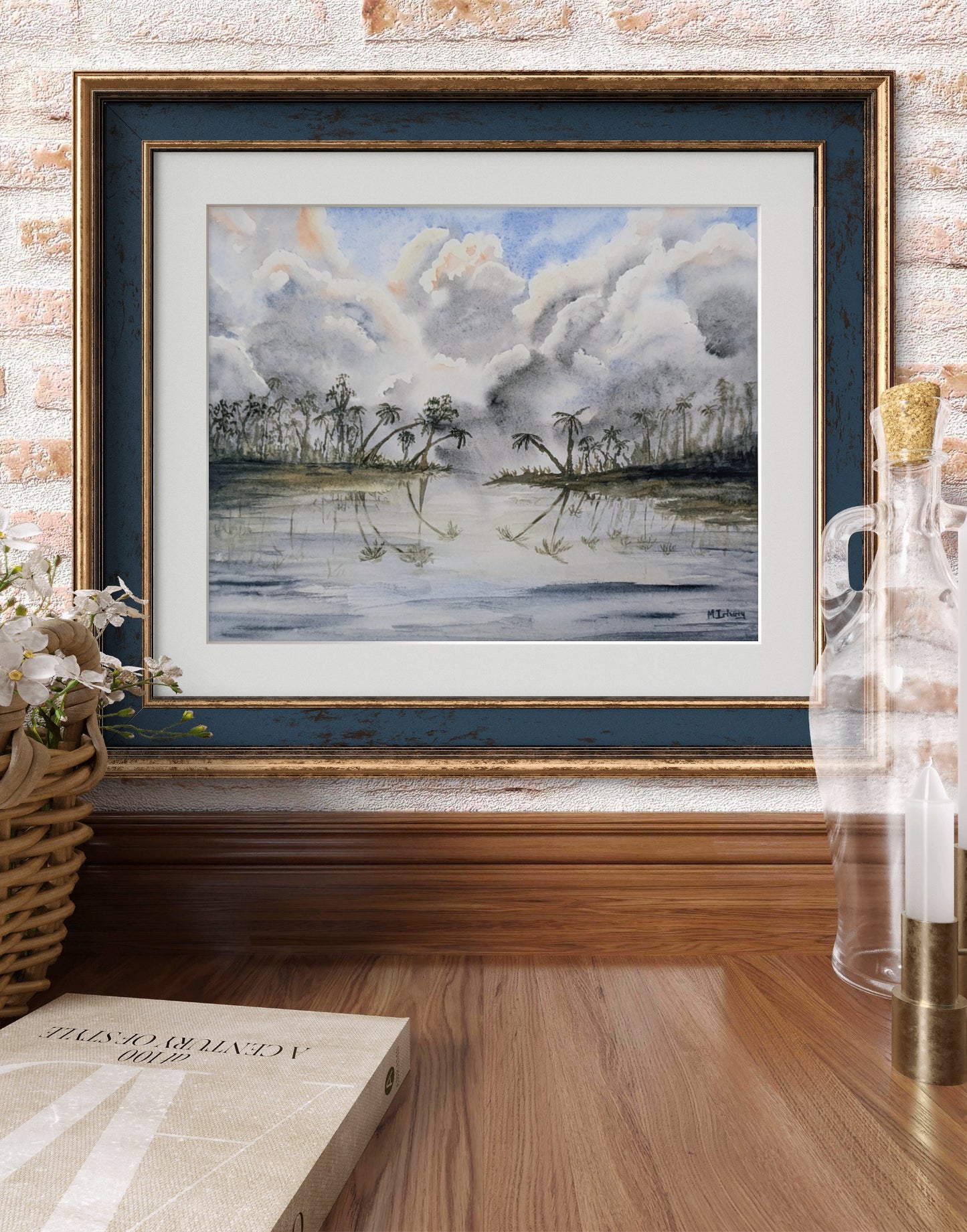 "Palm Reflections" Print